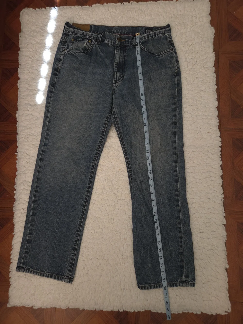 Chaps Men's Blue Straight-Leg Jeans